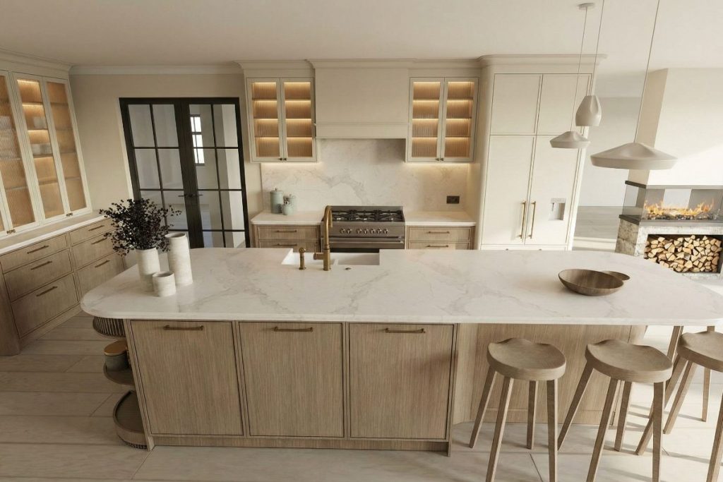 Designing an Open-Plan Kitchen for a 15th-Century Home